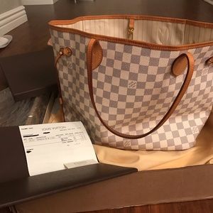 Louis Vuitton Neverfull Mm damier Azur
